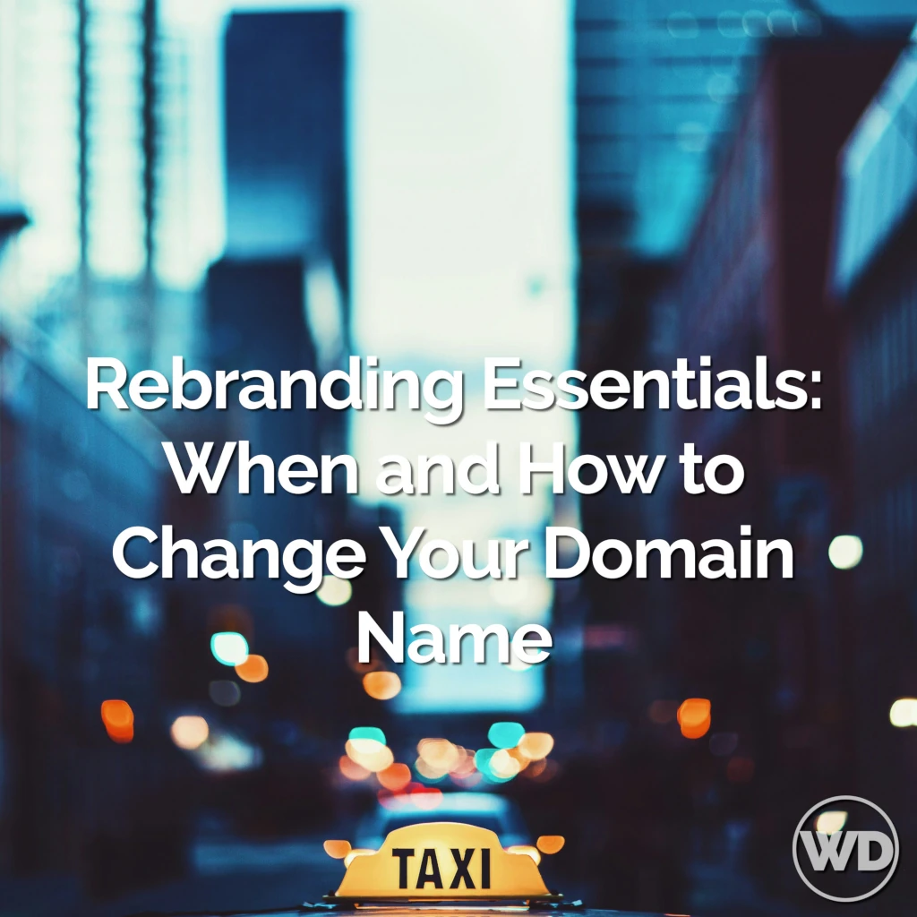 Rebranding Essentials: Why, When and How to Change Your Domain Name