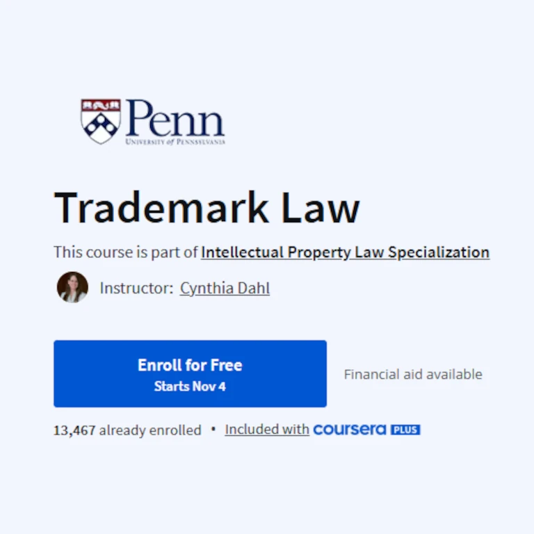 Take University Level Trademark Law Classes for Free