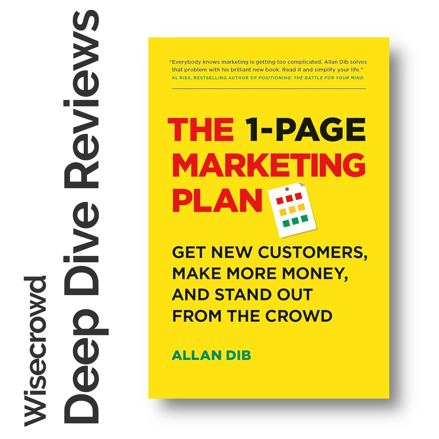 Deep Dive Books – The 1-Page Marketing Plan