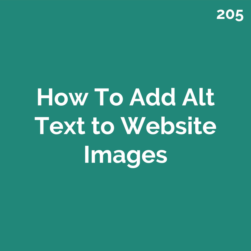 How To Add Alt Text to All Images