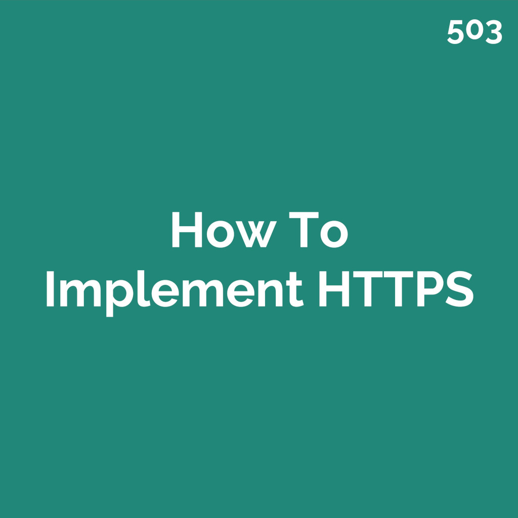 How To Implement HTTPS