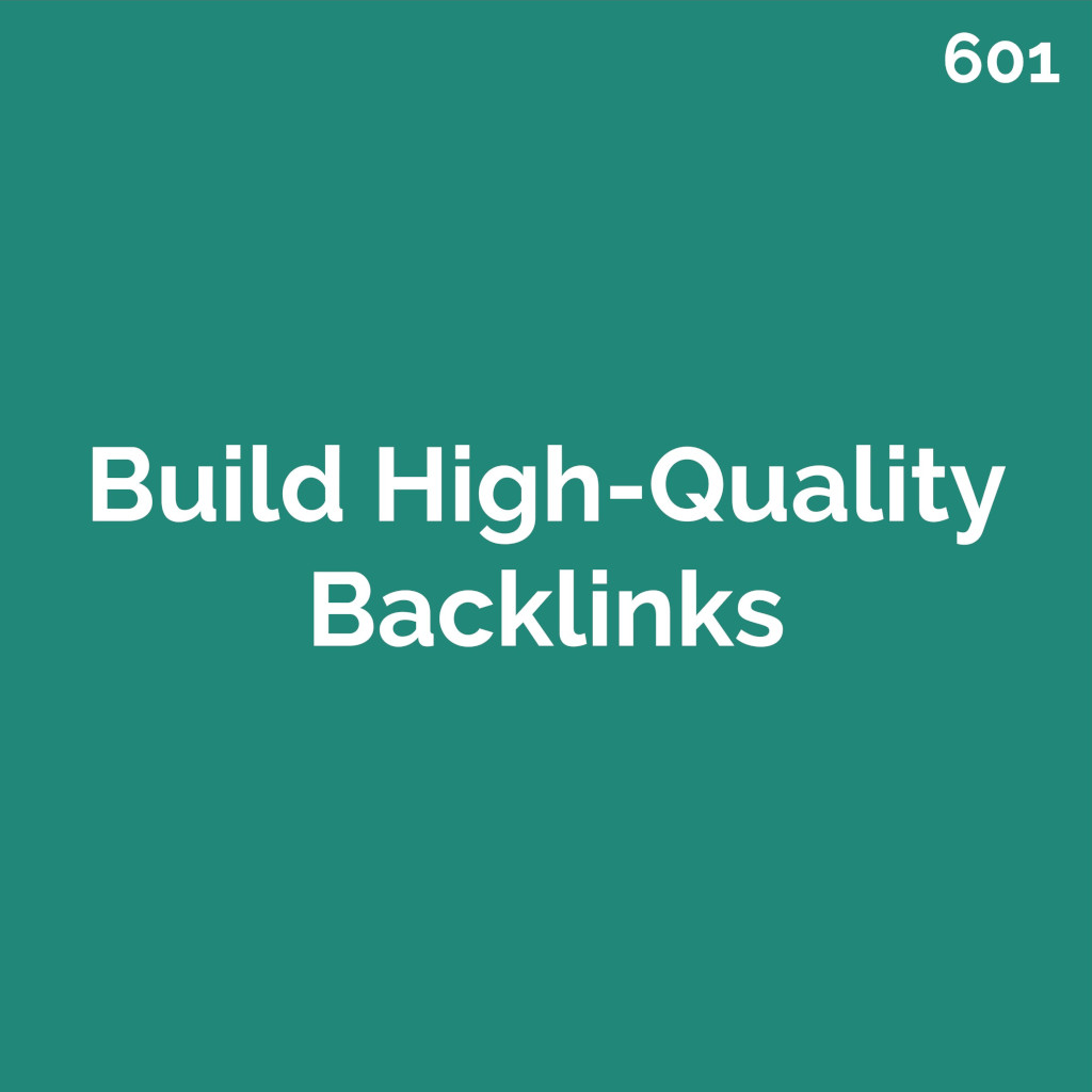 How To Build High-Quality Backlinks